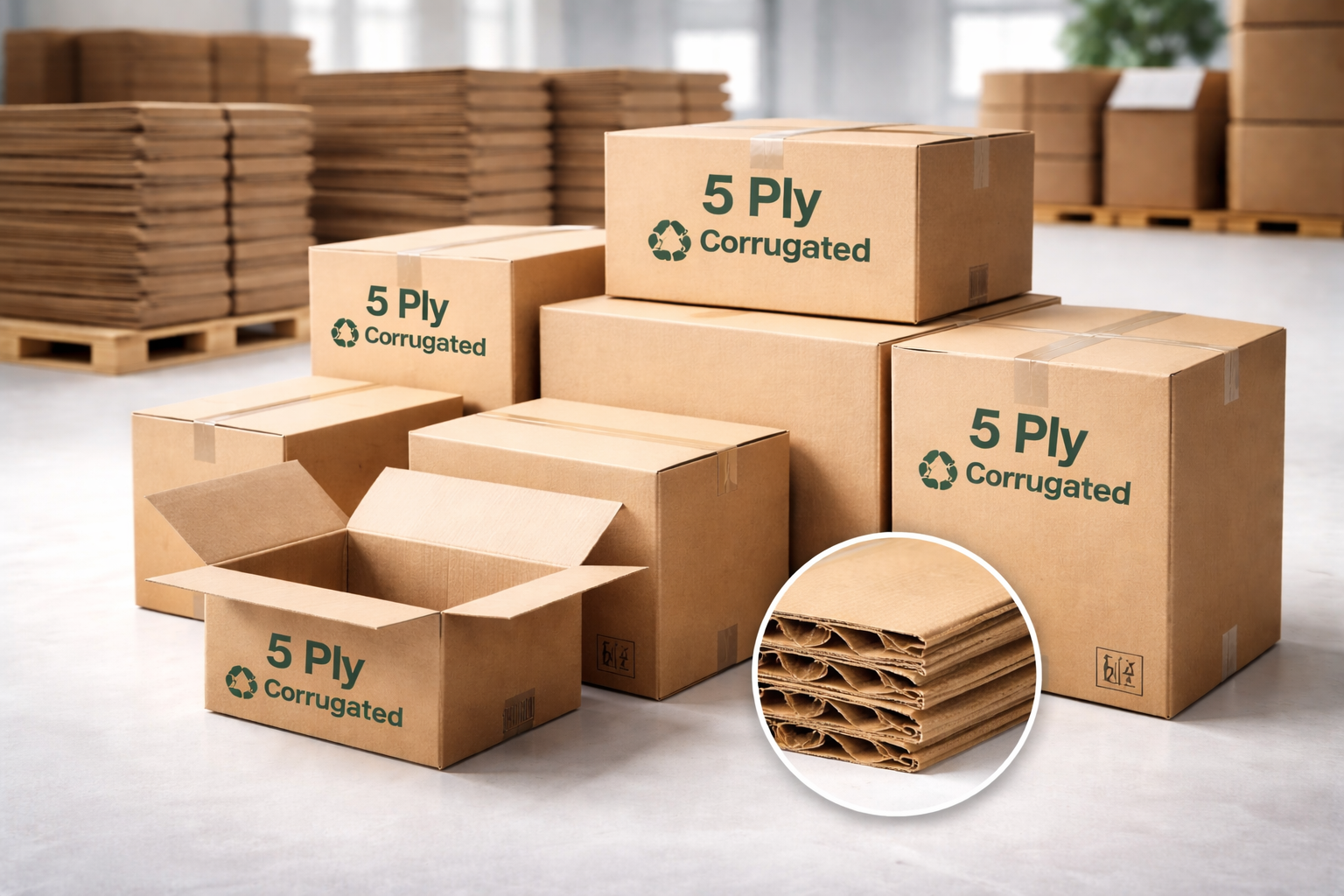 5 Ply Corrugated Boxes 5 Ply Corrugated Boxes